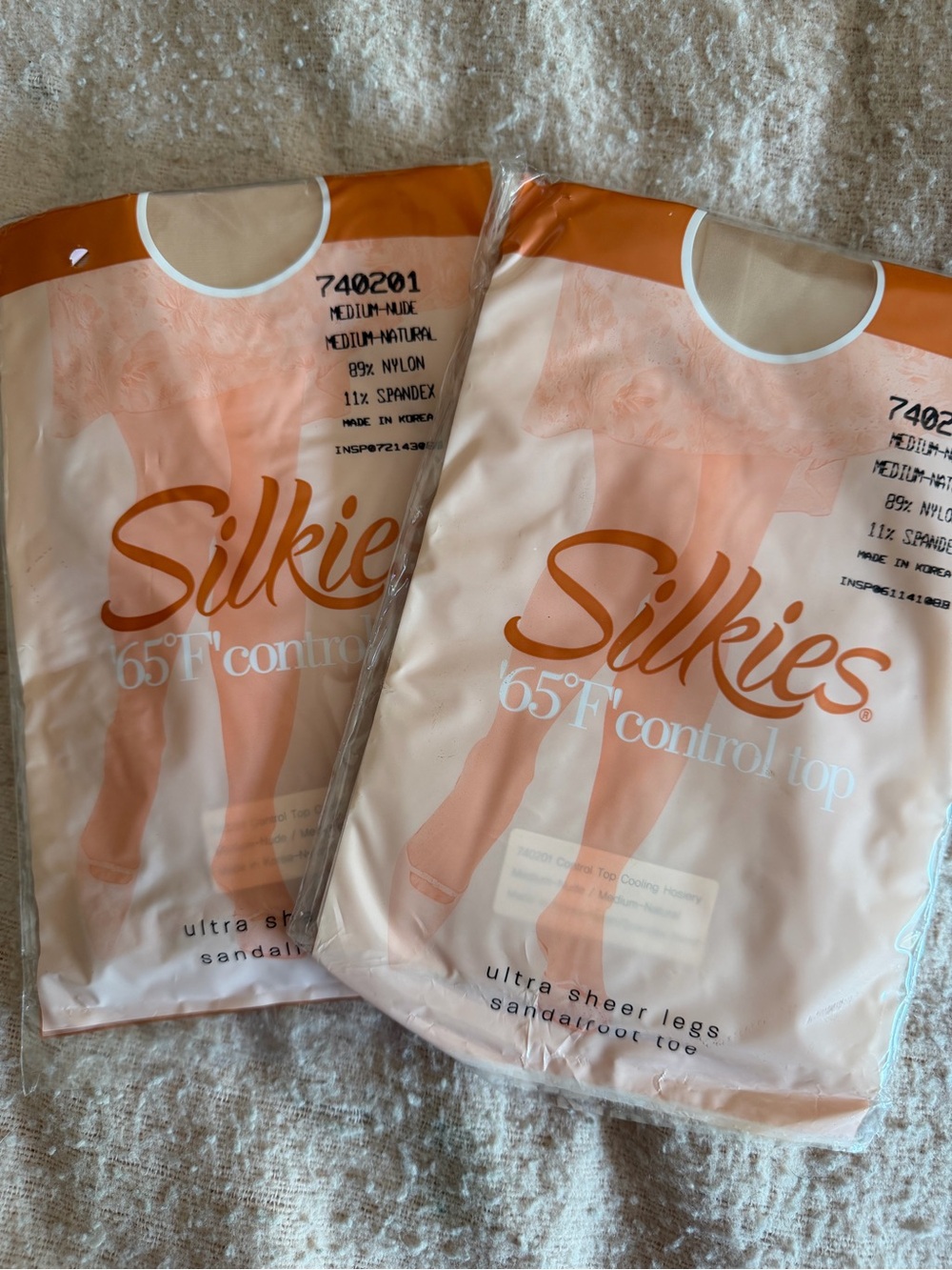 Silkies 65°F Control Top Sheer Hosiery in Nude